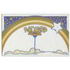Image 2 : Original 1967 PETER MAX Postcard - FLAPPER Poster