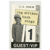 Image 1 : Authentic 1988 Elton John,  "Reg Strikes Back" Tour Concert Backstage Pass Laminate