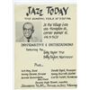 Image 1 : Billy Taylor / Kenny Burrell / Donald Byrd Original 1959 Concert Handbill Flyer