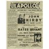 Image 2 : BILLIE HOLIDAY ,Hot Lips Page and JAY McSHANN 1942 Apollo Concert Handbill