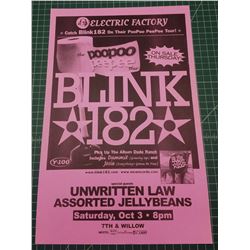 BLINK 182 / Unwritten Law Original 1998 Concert Poster