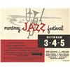 Image 1 : 1958 Monterey Jazz Festival featuring BILLIE HOLIDAY and Louis Armstrong ORIGINAL 1958 Concert Poste