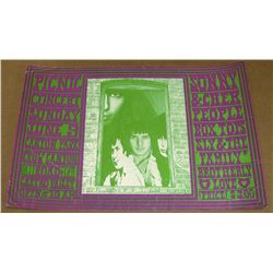 Sonny & Cher,  SLY & FAMILY STONE and The Box Tops Original 1968 Concert Poster