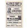 Image 1 : FATS WALLER / JIMMIE LUNCEFORD 1938 Apollo Theatre Concert Handbill