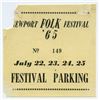 Image 4 : BOB DYLAN GOES ELECTRIC Original 1965 Newport Concert Handbill