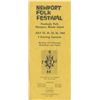 Image 1 : BOB DYLAN Joan Baez more Original 1964 Newport Folk Festival Concert Handbill