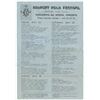 Image 1 : BOB DYLAN 1964 Newport Folk Festival Concert Handbill : * SIGNED by JOAN BAEZ