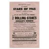 Image 1 : Stars Of 1965 : ROLLING STONES,  Herman's Hermits , BRENDA HOLLOWAY Concert Handbill