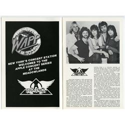 AEROSMITH/  Pat Travers Authentic 1983 One-Show Concert Program