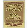 Image 1 : IKE & TINA TURNER / Boz Scaggs Original 1970 Concert Poster