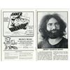 Image 1 : JERRY GARCIA / Dr. John 1981 One-Show Concert Program
