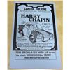 Image 1 : HARRY CHAPIN Original 1974 Concert Poster