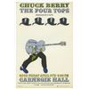 Image 1 : CHUCK BERRY / The Four Tops ORIGINAL 1966 Carnegie Hall Concert Handbill