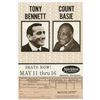 Image 1 : TONY BENNETT & COUNT BASIE Original 1965 Concert Handbill