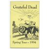 Image 1 : GRATEFUL DEAD (Crew Only) Super Rare SPRING 1994 Tour Itinerary Book