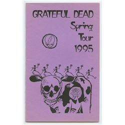 GRATEFUL DEAD (Crew Only) Super Rare SPRING 1995 Tour Itinerary Book