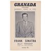 Image 1 : FRANK SINATRA Original 1953 Concert Handbill / Program - VINTAGE