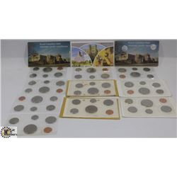 LOT OF 10 UNCIRCULATED CANADA COIN SETS MINT