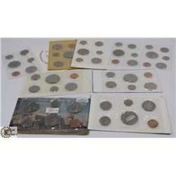 LOT OF 10 UNCIRCULATED CANADA COIN SETS MINT