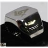 Image 3 : SILVER MASONIC SYMBOL RING SIZE 11