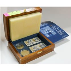 2004 SILVER CANADA COMMEMORATIVE DOLLAR AND