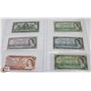Image 1 : LOT OF 6 VARIOUS OLD CANADA BANK NOTES
