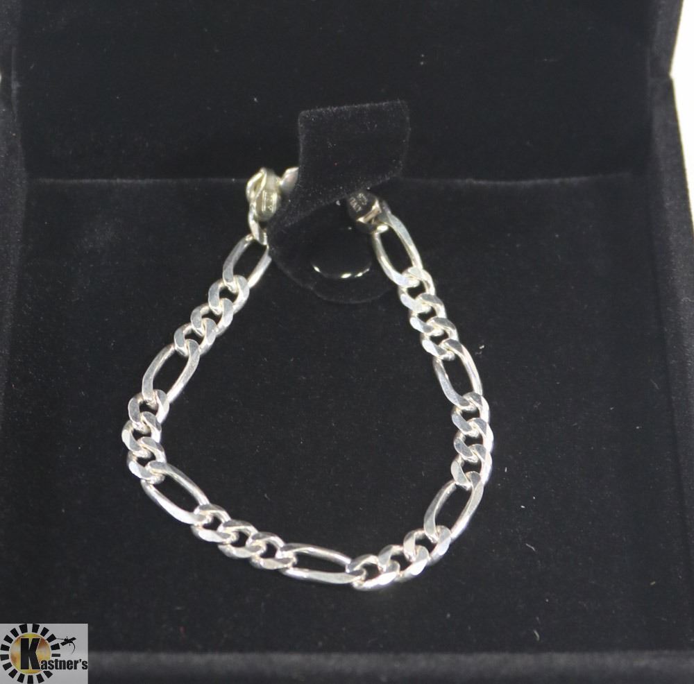 STERLING 925 SILVER BRACELET, MADE IN ITALY