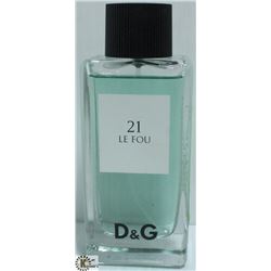 D&G 21 LE FOU 100ML EAU DE TOILETTE
