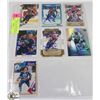 Image 1 : EDMONTON OILERS 7 CARD AUTOGRAPHED LOT (NUGENT