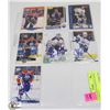 Image 1 : AUTOGRAPHED EDMONTON OILERS 7 CARD LOT (
