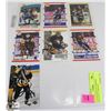 Image 1 : AUTOGRAPHED PITTSBURGH PENGUINS 7 CARD LOT
