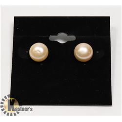 #170- FRESH WATER PEARL EARRINGS/ 9mm