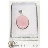 Image 1 : #17-PINK ROSE QUARTZ PENDANT GEMSTONE