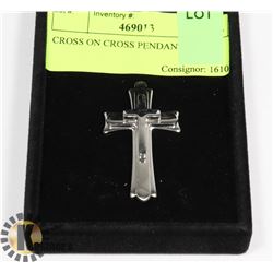 CROSS ON CROSS PENDANT