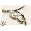 Image 2 : SILVER TWO PENDANTS  NECKLACE