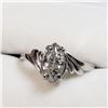 Image 2 : 52) 14K WHITE GOLD DIAMOND SOLITAIRE RING,