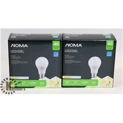 LOT OF 4 NEW NOMA 40 WATT REPLACEMENT BULBS