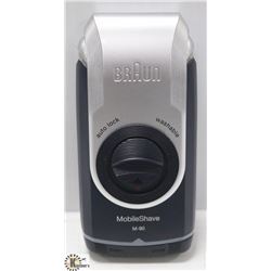 BRAUN MOBILE SHAVE M-90 BATTERY OPERATED WITH