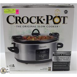NEW LARGE CROCK POT BRAND PROGRAMMABLE CROCK