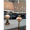 Image 5 : SET OF 2 LAMPS - 1 FLOOR LAMP W/GLASS