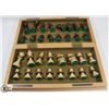Image 2 : VINTAGE SOLID WOOD CHESS BOARD GAME.