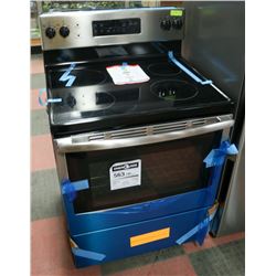 GE BLK/STAINLESS STEEL CERAMIC TOP STOVE