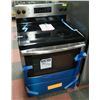 Image 1 : GE BLK/STAINLESS STEEL CERAMIC TOP STOVE