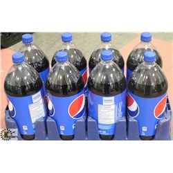 CASE WITH EIGHT 2L BOTTLES OF PEPSI