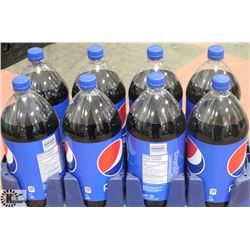 CASE WITH EIGHT 2L BOTTLES OF PEPSI
