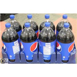 CASE WITH EIGHT 2L BOTTLES OF PEPSI