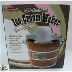 BACK TO BASICS 4 QUART OLD FASHIONED ICE CREAM