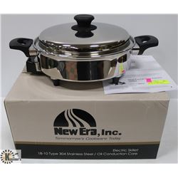 NEW ERA OIL CORE ELECTRIC SKILLET, OIL CORE LIQUID