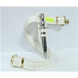 CANADIAN FORCES DRESS BAYONET AND WHITE SCABBARD