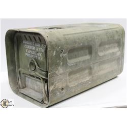 VINTAGE MILITARY TANK AMMO CONTAINER FOR CANNON